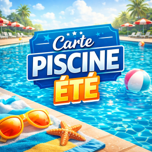 Carte piscine été 3 séances