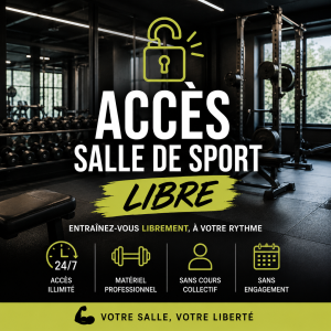 acces salle de sport libre