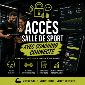acces salle sport coaching IA